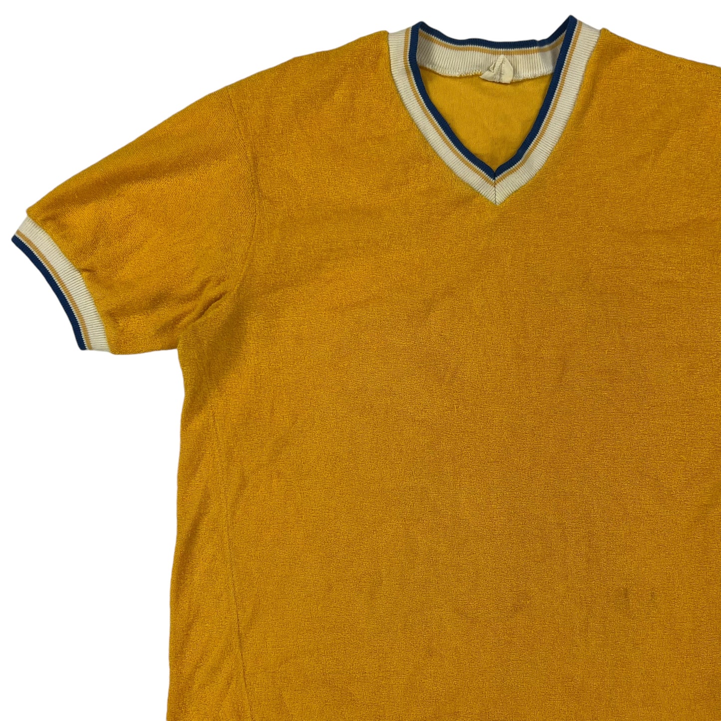 Vintage 1960s terry cloth ringer tee (M)