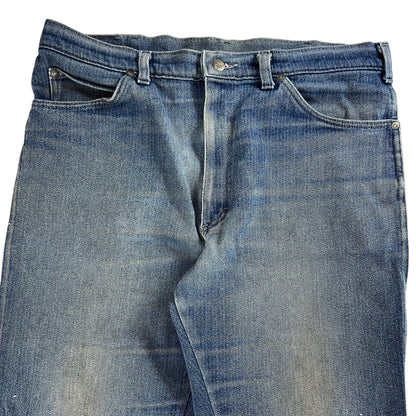 Vintage 90s Lee piped faded jeans (35x27)