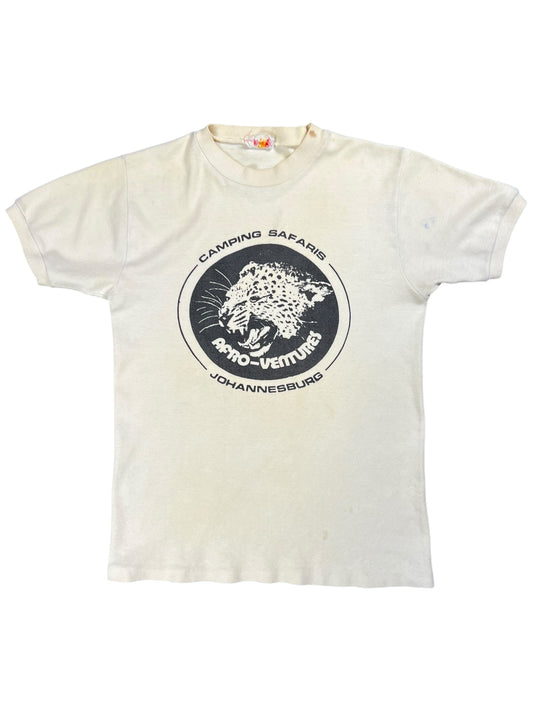 Vintage 1970s Afro-ventures Camping Safaris Johannesburg tee (S)