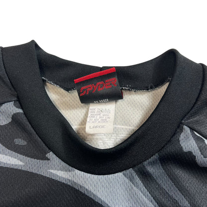Vintage 90s Spyder all over print BMX jersey shirt (L)