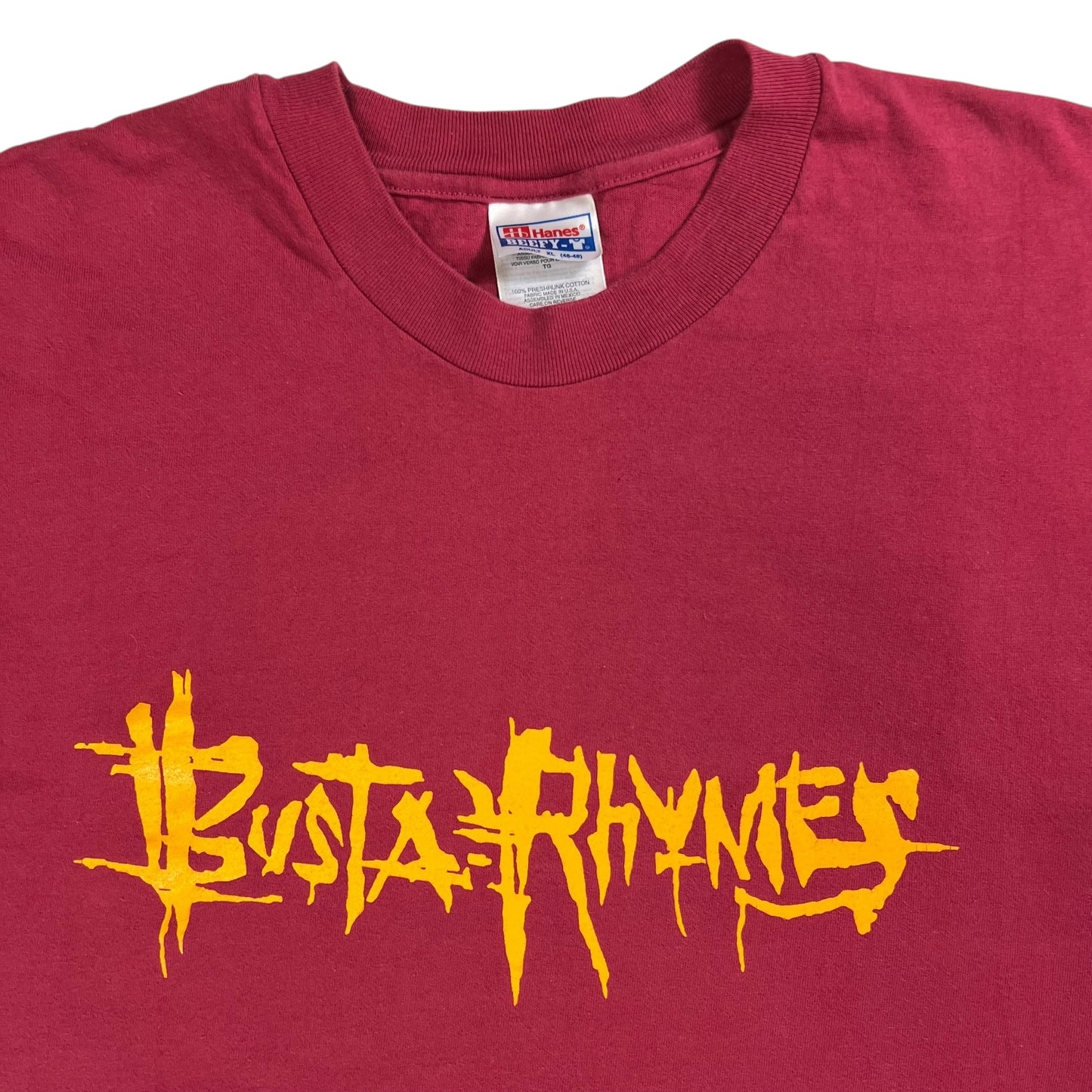 Vintage 1998 Busta Rhymes MCFAB When Disaster Strikes… rap tee (XL)
