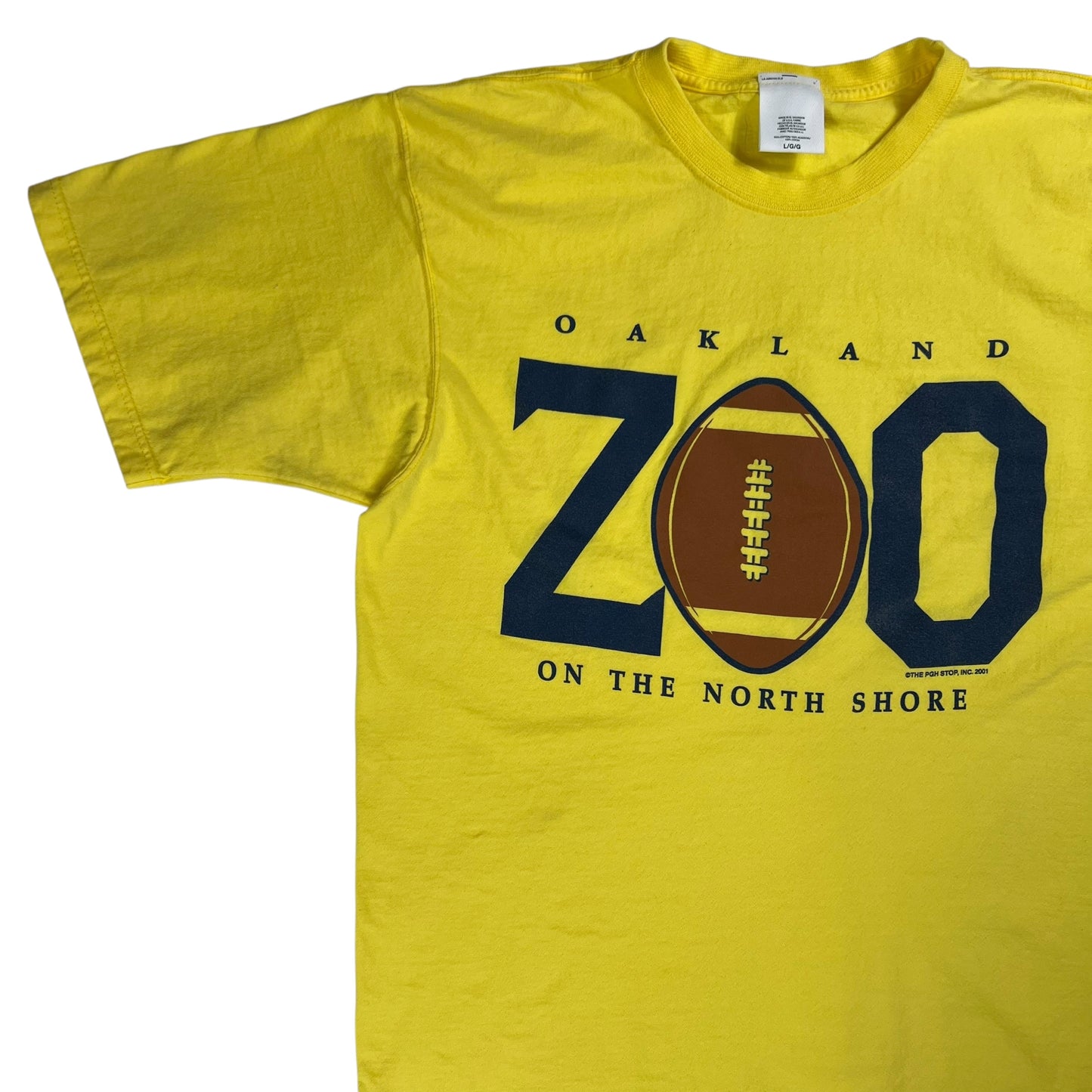 Vintage 2001 University of Pittsburgh Panthers Football Oakland Zoo tee (L)