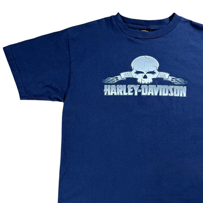 Vintage 2004 Harley Davidson Motorcycles skull tee (XL)