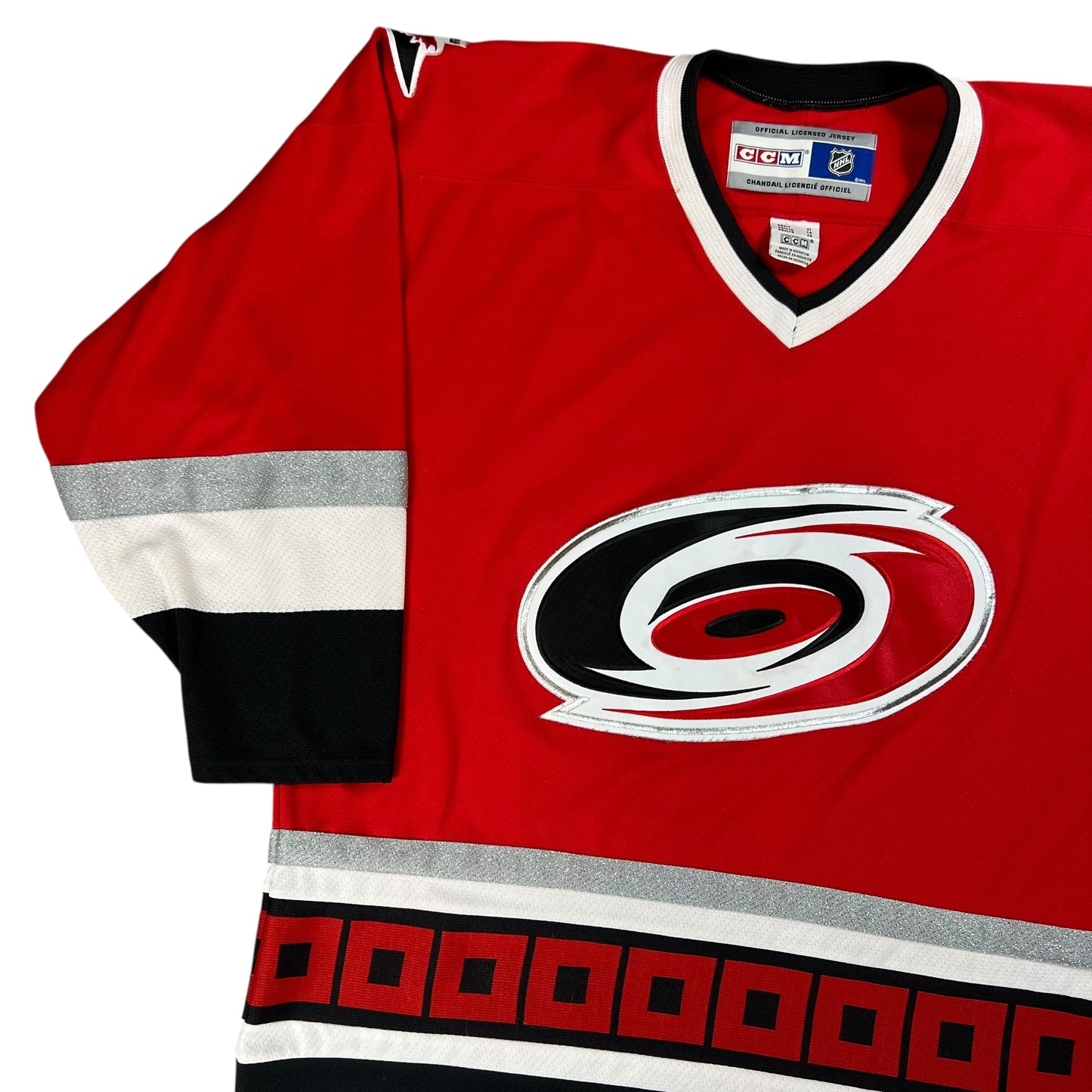 Vintage 90s CCM Carolina Hurricanes NHL jersey (XL)