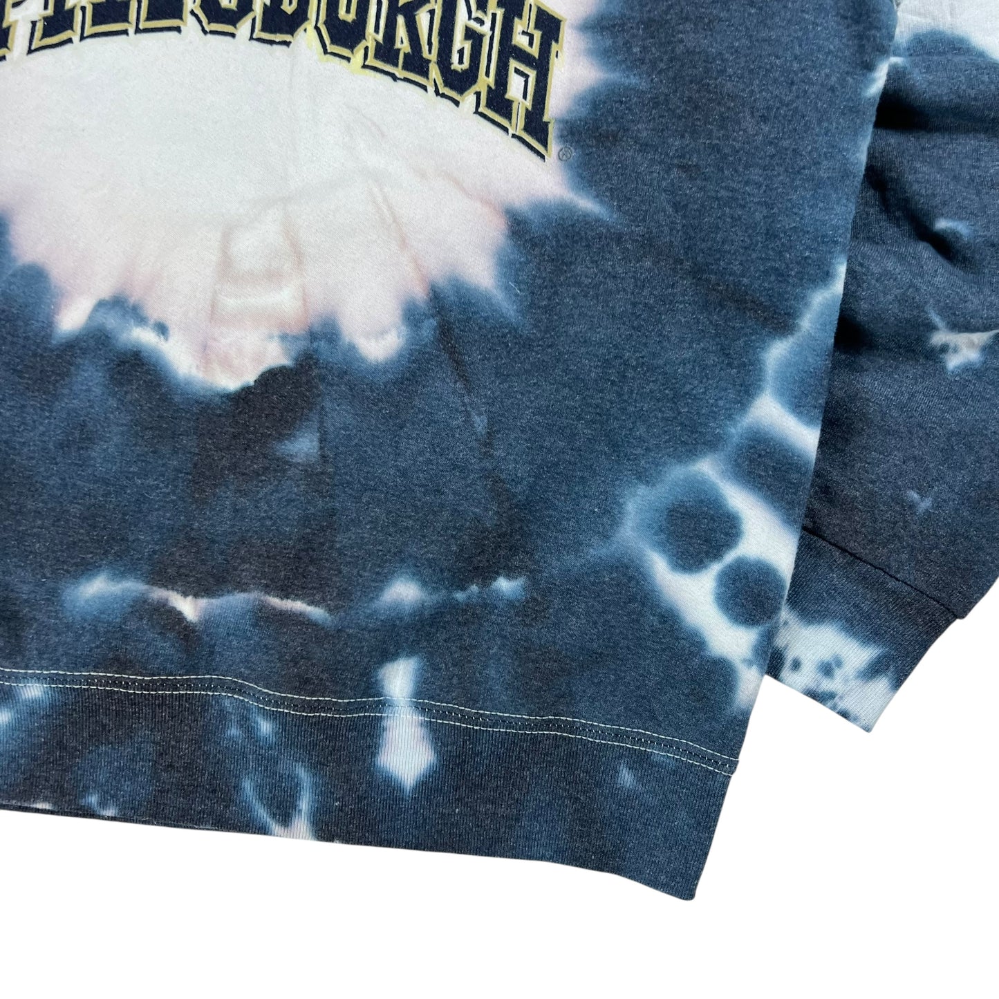 Vintage Y2K University of Pittsburgh Pitt Panthers tie dye crewneck (M)