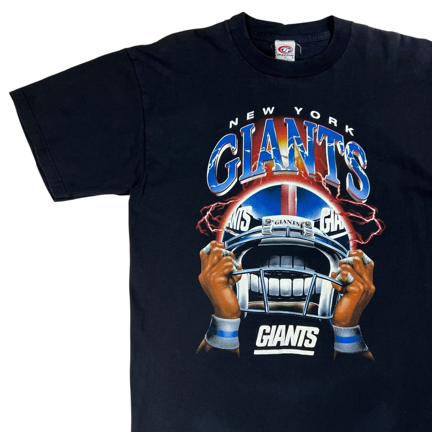 Vintage 90s New York Giants Lightning print tee (L)