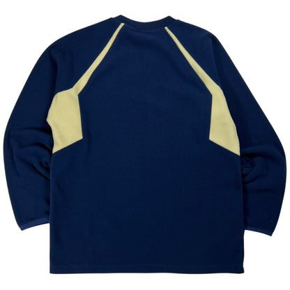 Vintage Y2K Nike center swoosh UPitt University of Pittsburgh Panthers fleece crewneck (L)