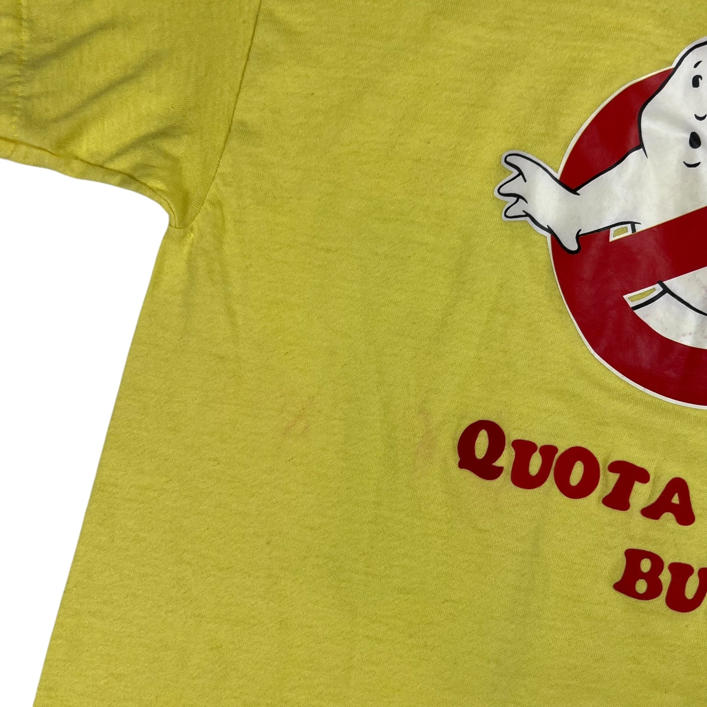 Vintage 80s Quota Busters Ghostbusters parody tee (M)