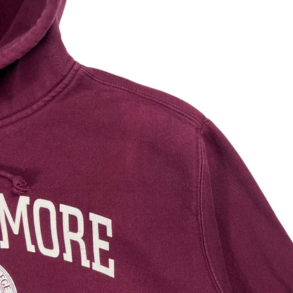 Vintage Y2K Swarthmore College faded weave hoodie (L/XL)