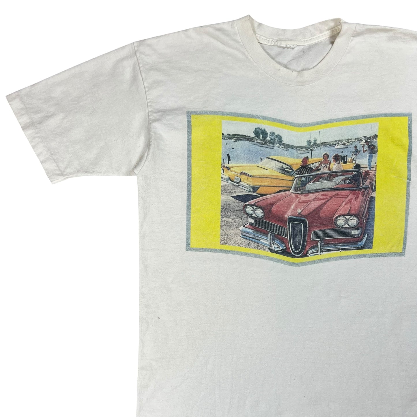 Vintage 90s 1950s Ford classic car tee (M)