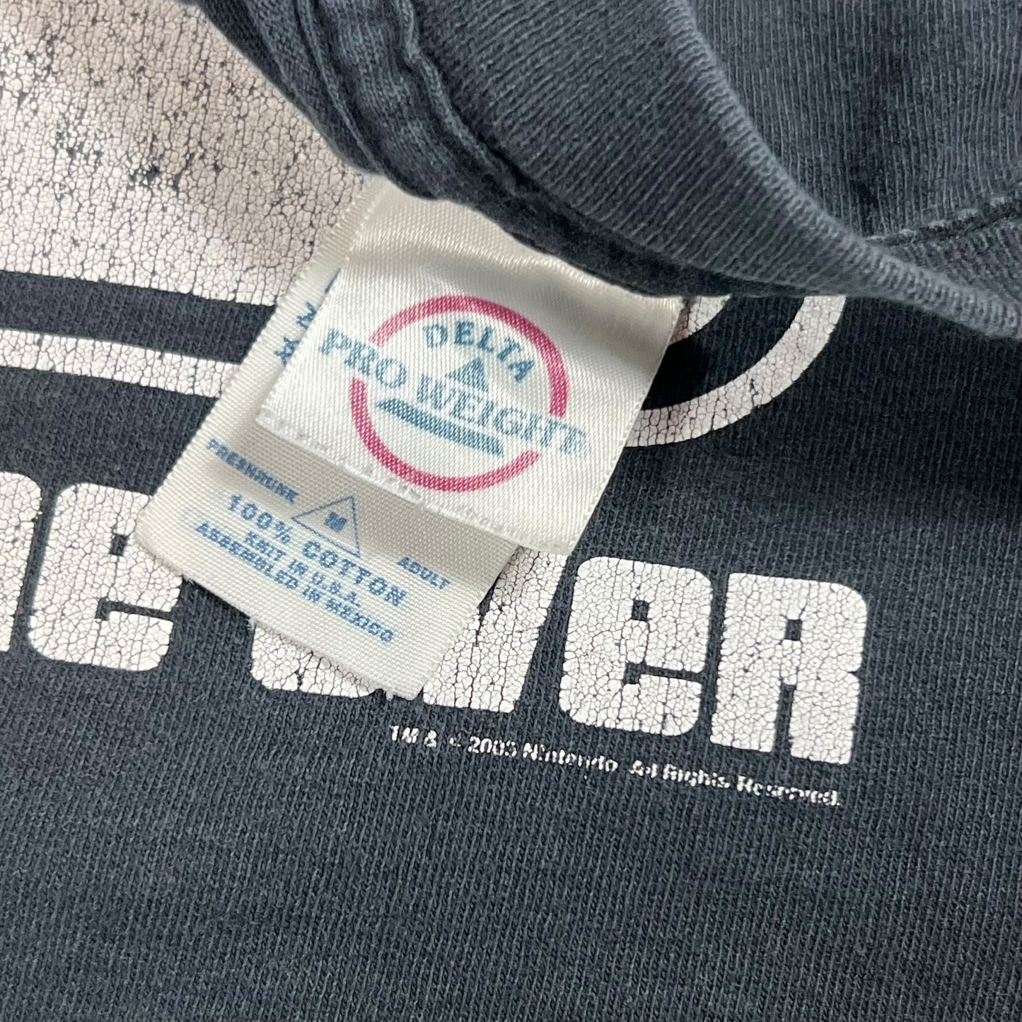 Vintage Y2K Nintendo Mushroom “game over” video game tee (S)