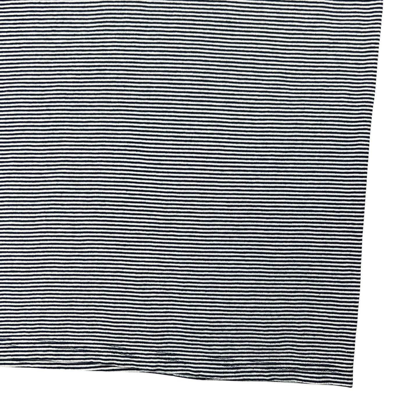 Vintage 90s navy white striped tee (XL)