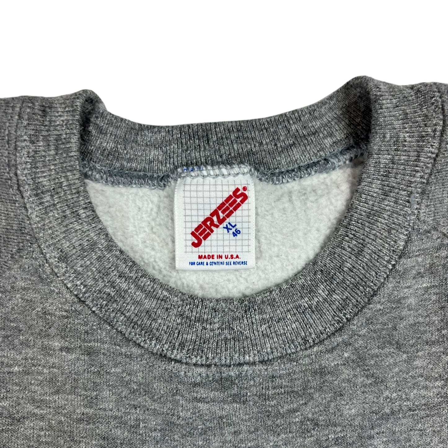 Vintage 90s Jerzees grey blank crewneck (L)