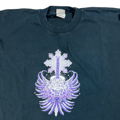 Vintage 2005 Warren Haynes Christmas Jam long sleeve print shirt (L)