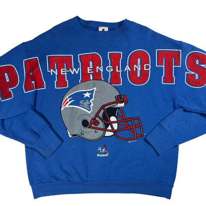 Vintage 1997 Riddell New England Patriots spell out crewneck (L)