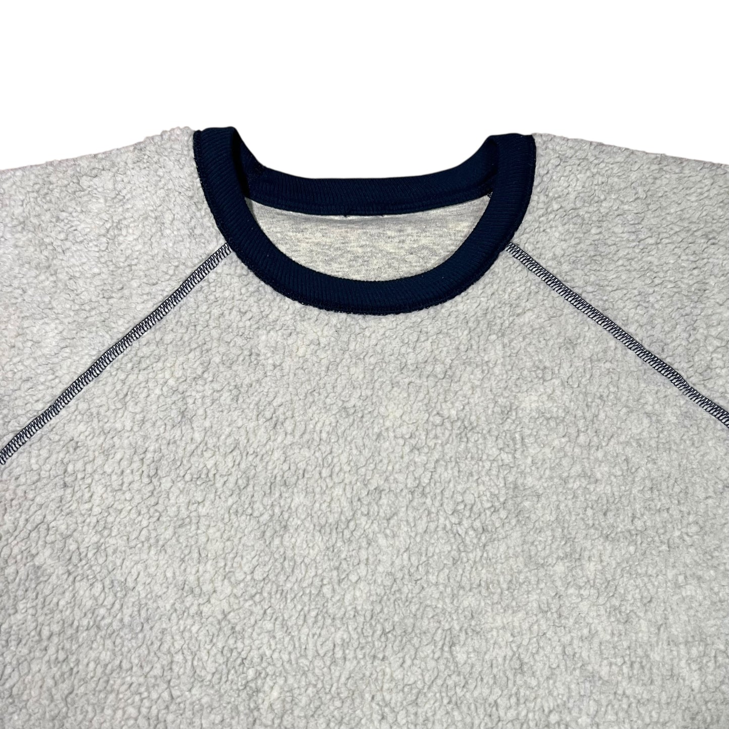 Patagonia reversible shearling deep pile oatmeal fleece crewneck (L)