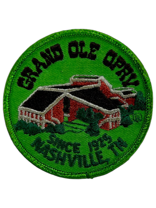 Vintage 1970s Grand Ole Opry Nashville Tennessee Patch