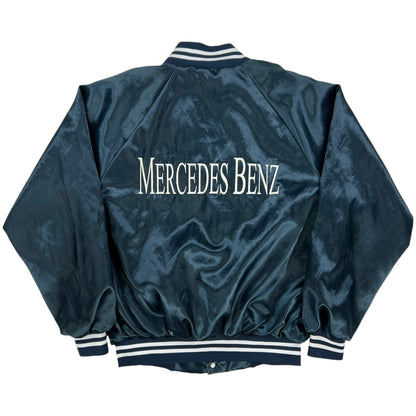 Vintage 90s Mercedes Benz satin jacket (L)