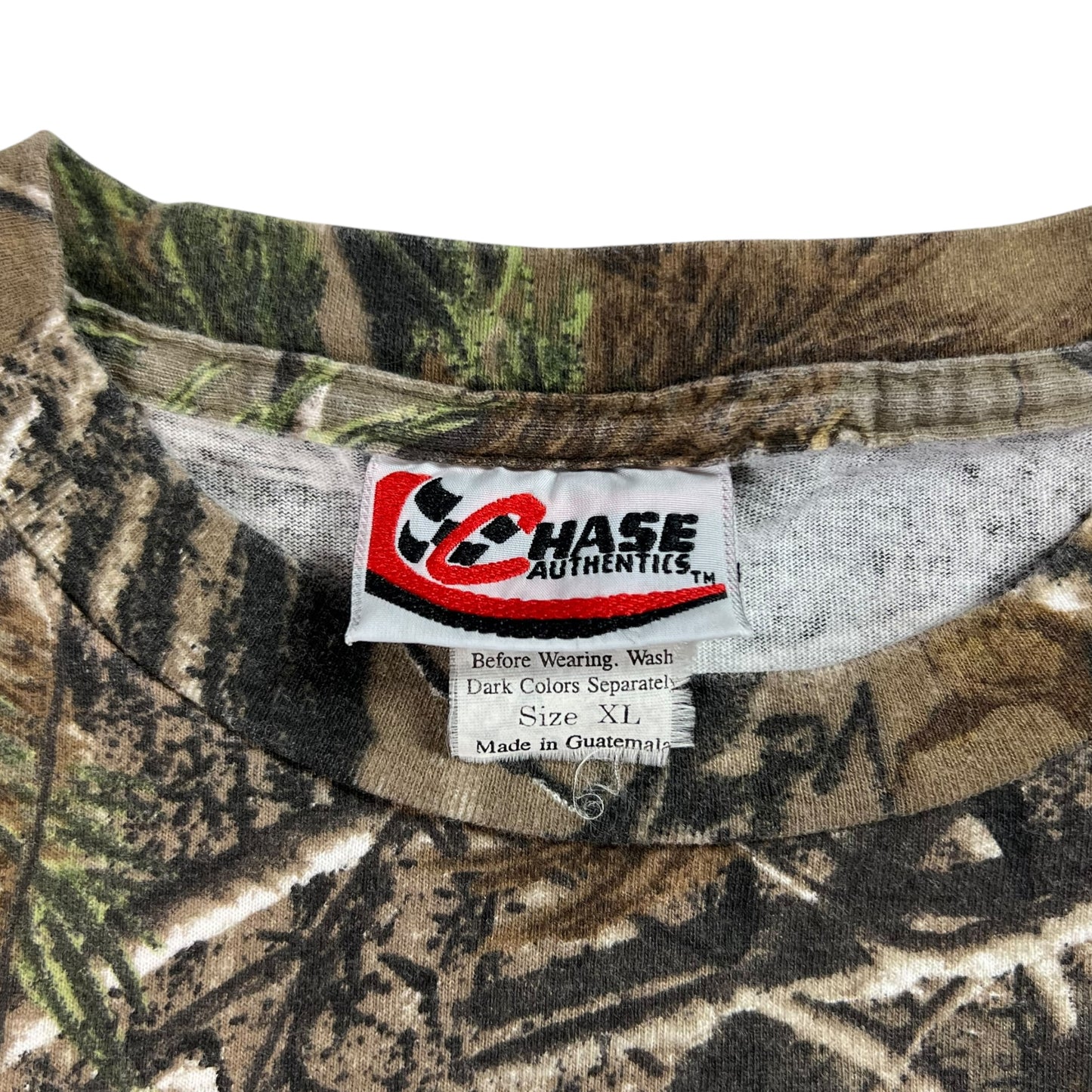 Vintage Y2K NASCAR Kevin Harvick real tree camo tee (XL)