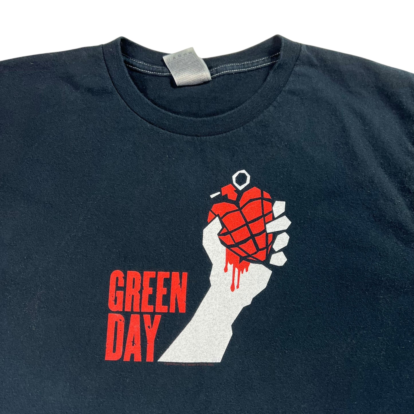 Vintage 2004 Green Day American Idiot tour band tee (L)