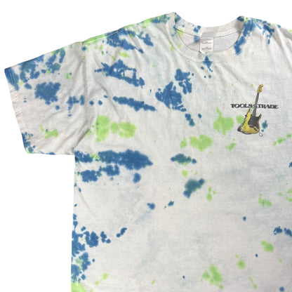 Vintage Y2K Tools of the Trade Guitars tie dye tee (XXL)