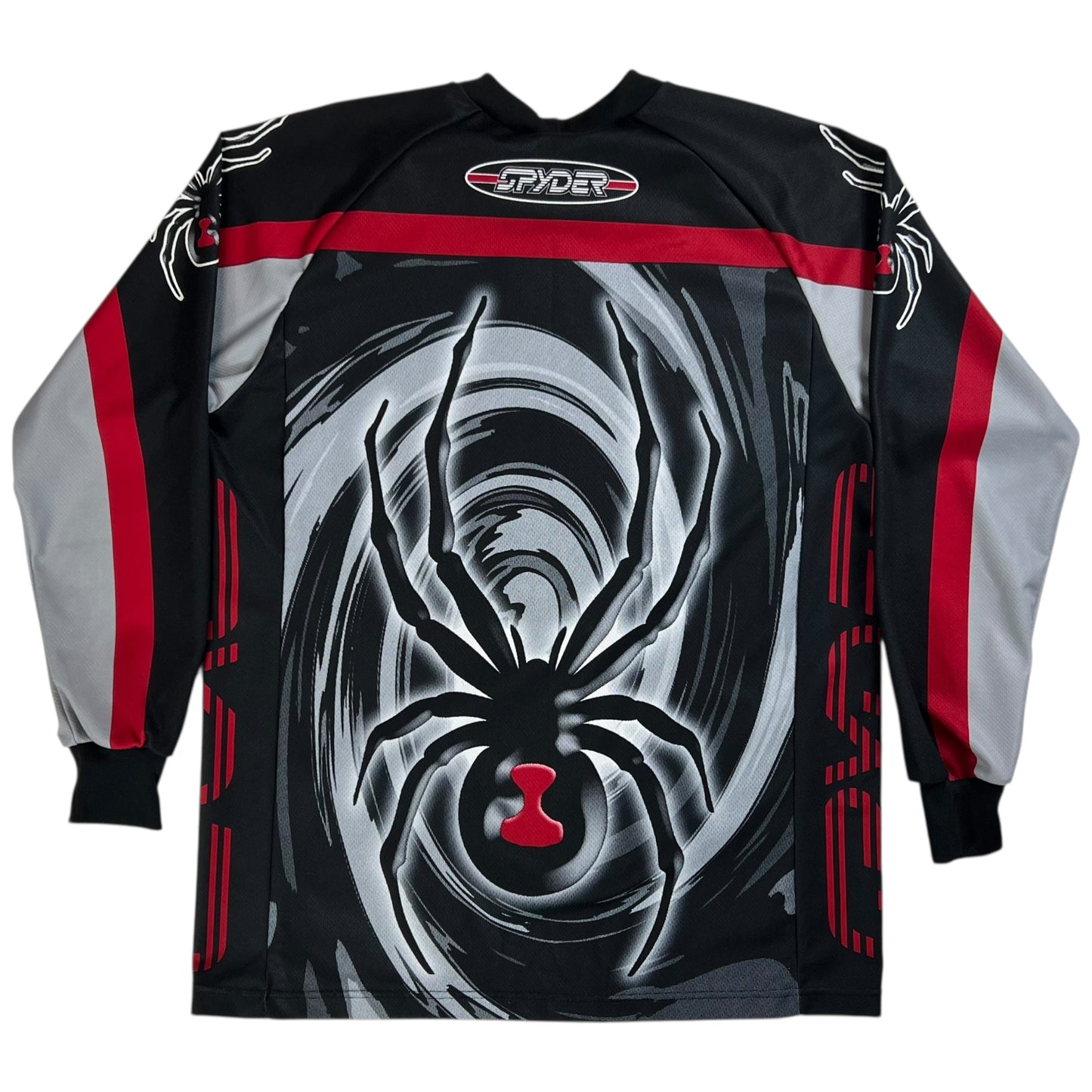 Vintage 90s Spyder all over print BMX jersey shirt (L)