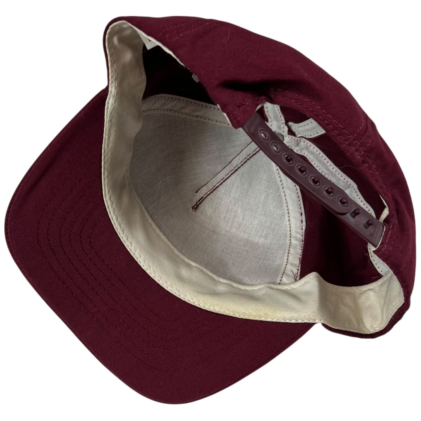 Vintage 90s Fordham University Rams  University Square SnapBack