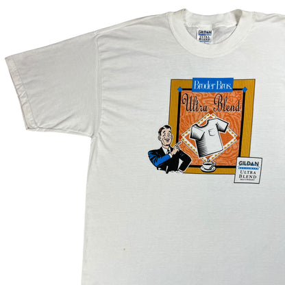 Vintage 90s Gildan Ultra Blend promo shirt shirt tee (XL)