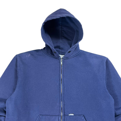 Vintage 80s Carhartt Waffle Lined faded zip up hoodie (L)