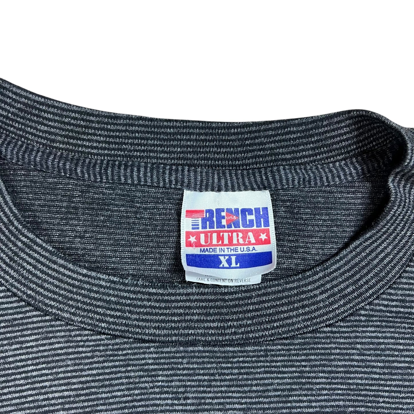 Vintage 1994 Trench Denver Broncos NFL 75th anniversary striped tee (XL)