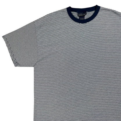 Vintage 90s navy white striped tee (XL)