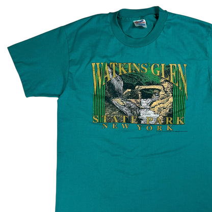Vintage 90s Watkins Glen State Park New York Nature tee (M)