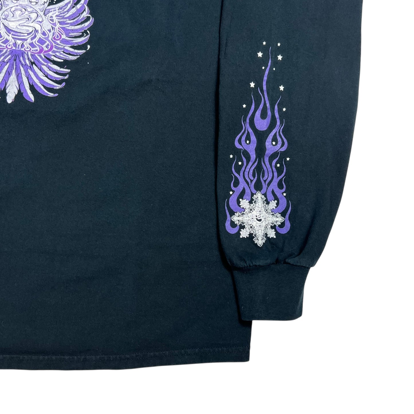 Vintage 2005 Warren Haynes Christmas Jam long sleeve print shirt (L)