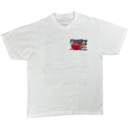 Vintage 1998 Big Johnson Body Shop raunchy NSFW tee (L)