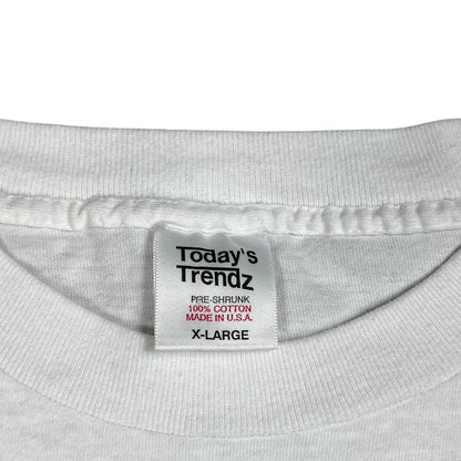 Vintage 90s Dennis Rodman Tattoos all over long sleeve print shirt (XL)