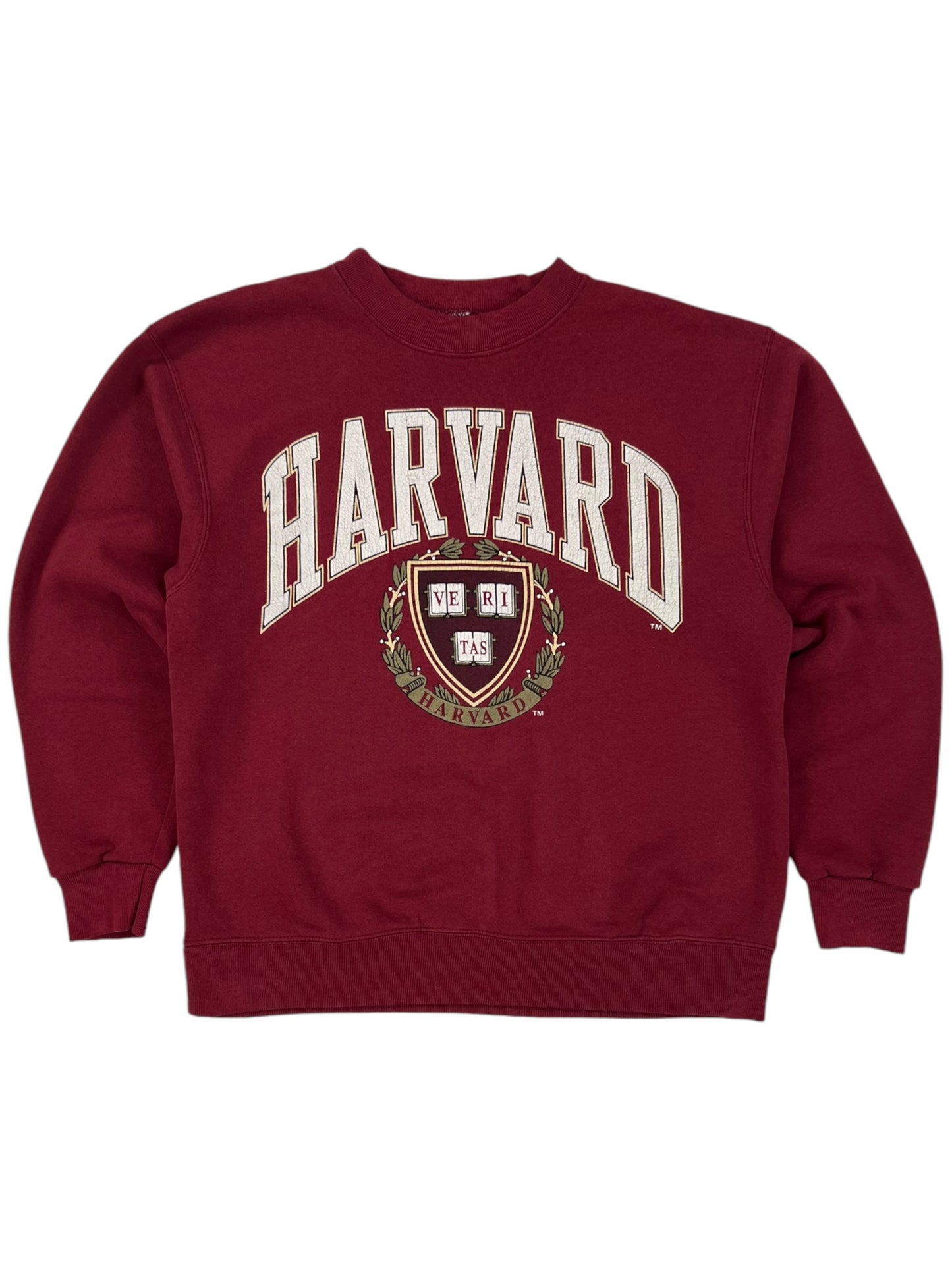 Vintage 90s Harvard University crest crewneck (L)