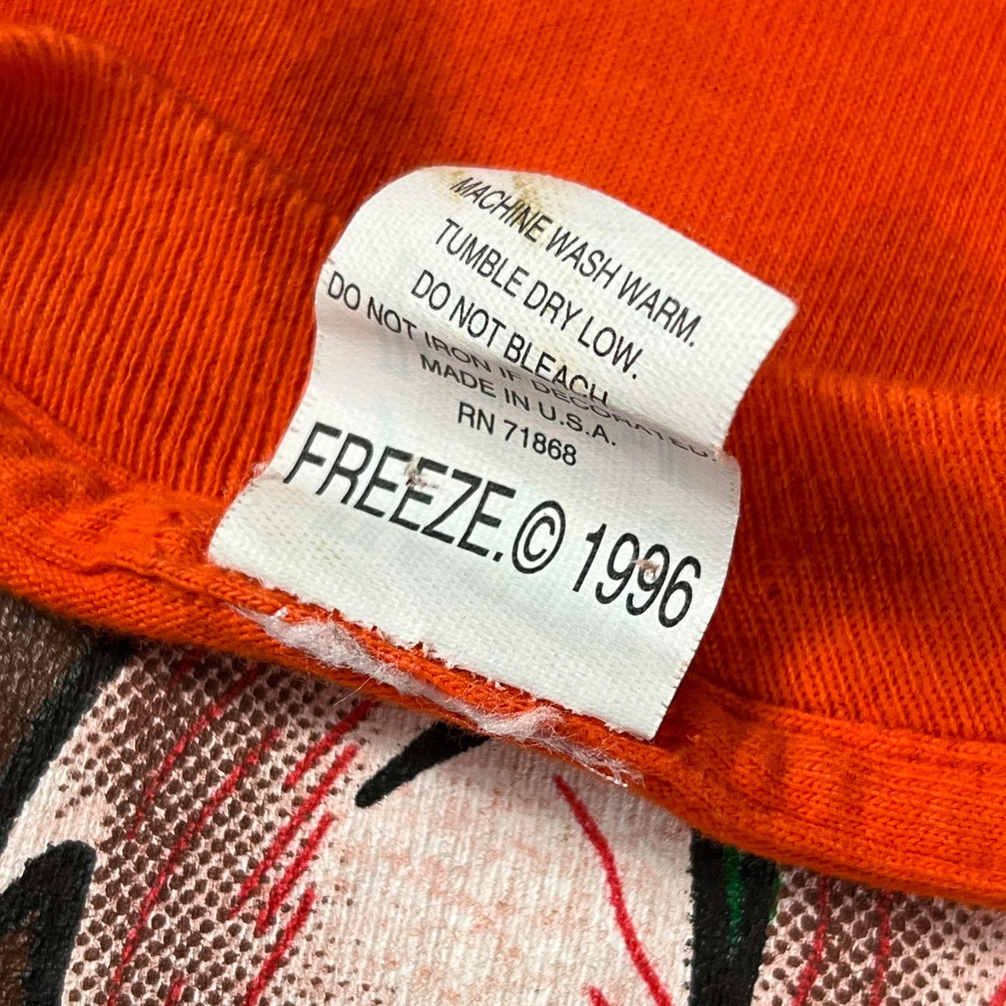 Vintage 1996 Freeze Halloween all over print tee (L)