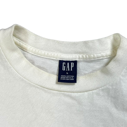 Vintage 90s GAP Khaki a-go-go. tee (L)