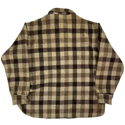 Vintage 1970s Woolrich plaid flannel button up (XL)