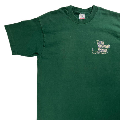 Vintage 90s Rocky Gap Music Festival Fruit of the loom tee shirt shirt (L)