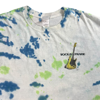 Vintage Y2K Tools of the Trade Guitars tie dye tee (XXL)