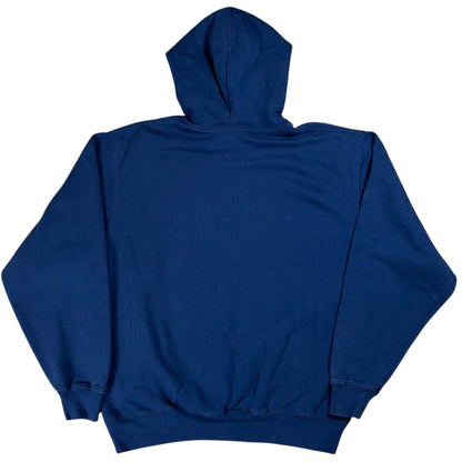 Vintage Y2K Nike Navy center swoosh hoodie (L)