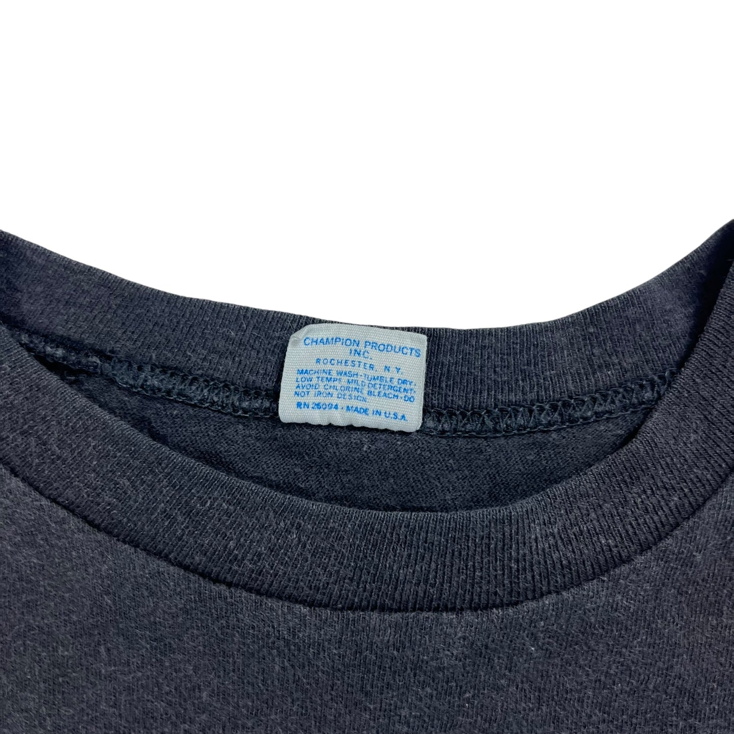 Vintage 1979 Champion blue bar Pittsburgh Steelers Super Bowl champs tee (L)