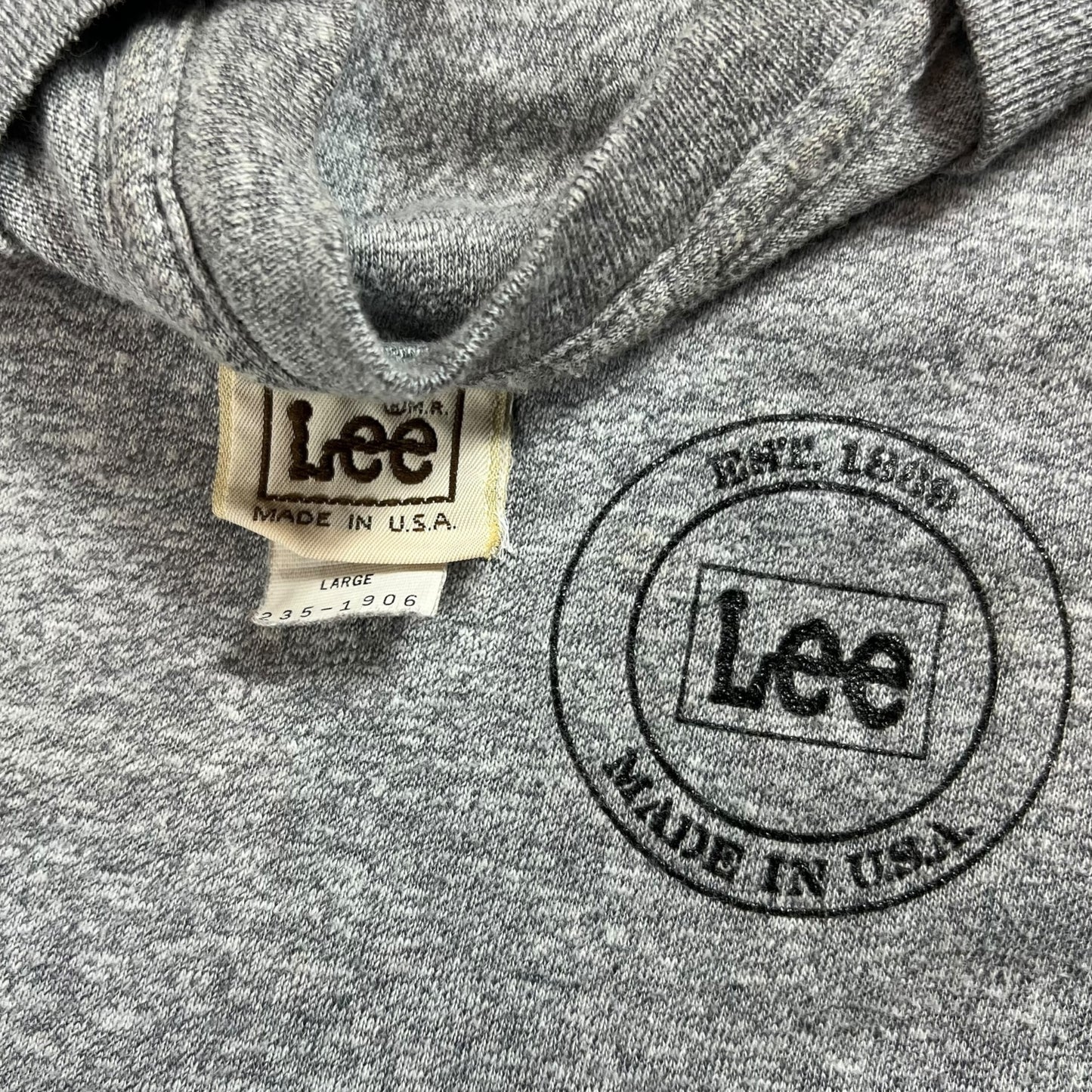 Vintage 80s Lee Made in USA logo shirt shirt tee (M)