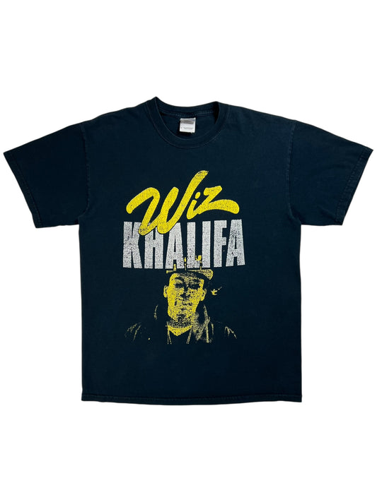 Y2K Wiz Khalifa faded rap tee (M)