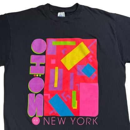 Vintage 90s SOHO New York City art tee (XL)