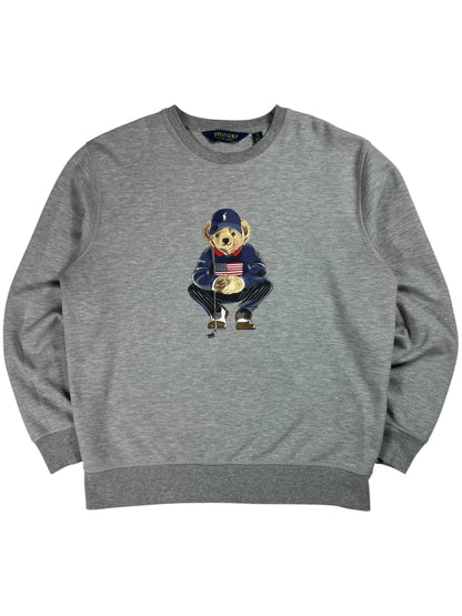 Y2K Polo Ralph Lauren Golf Polo Bear Crewneck (L)