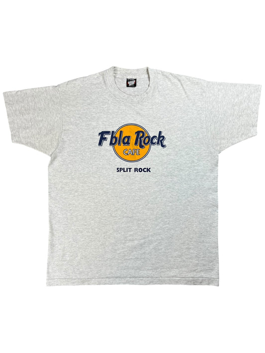 Vintage 90s Fbla Rock Cafe Split Rock parody tee (XL)