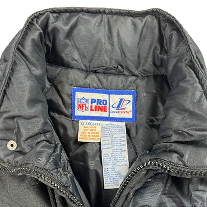Vintage 90s Logo Athletic Pittsburgh Steelers puffer jacket (XL)
