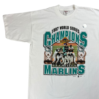 Vintage 1997 Florida Marlins World Series champions tee (XL) DS